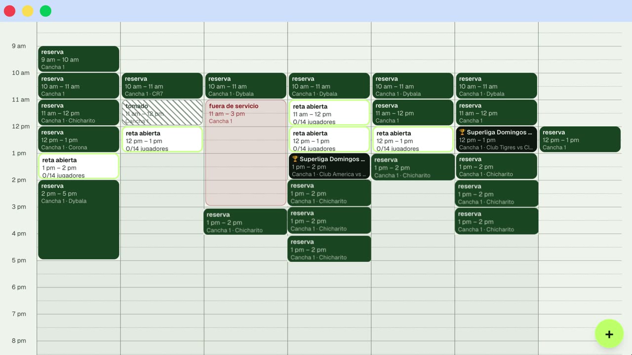 Un recorrido por Reta: el calendario de una sede, la inscripción de equipos, el marcador de un partido y la base de jugadores